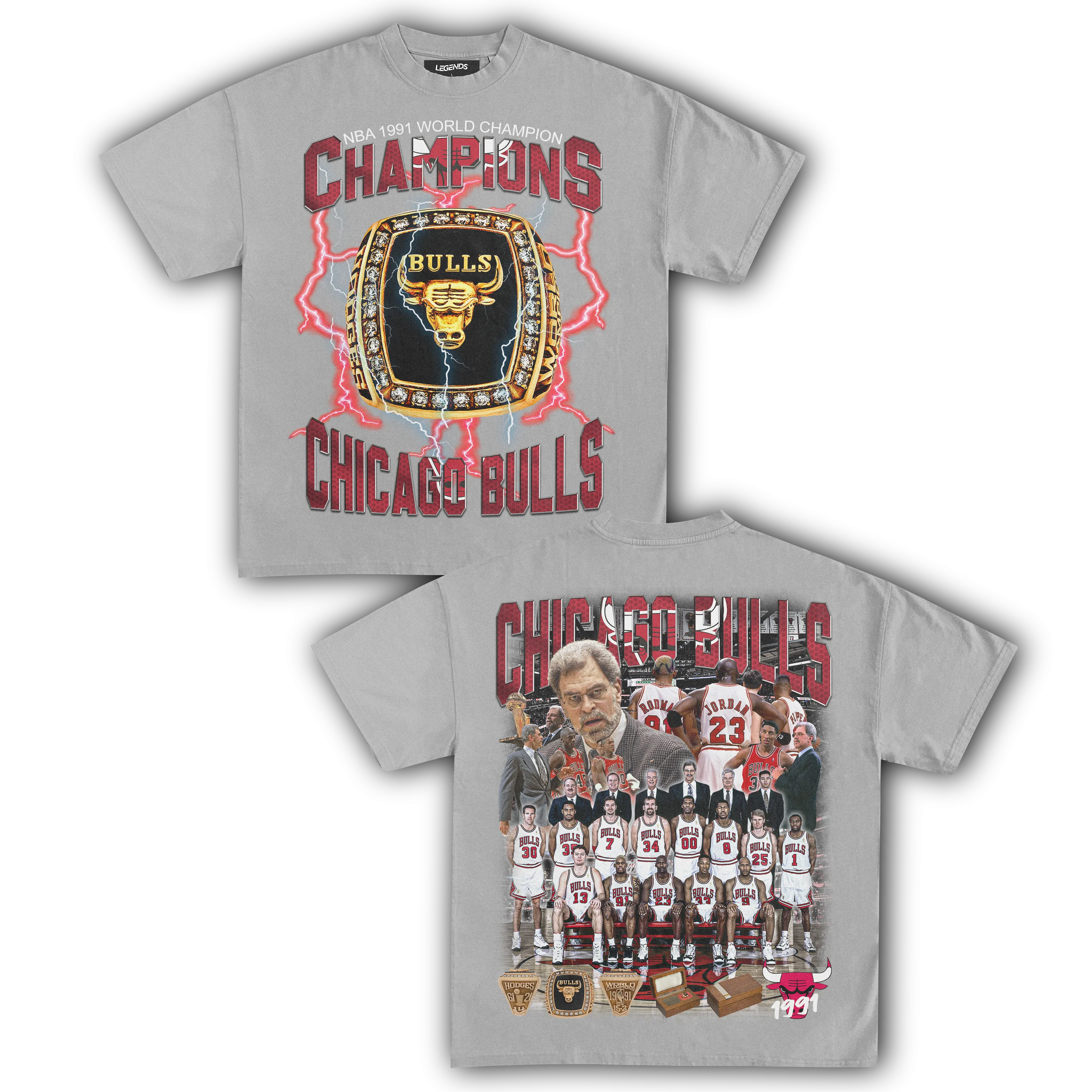 CHICAGO BULLS 1991 CHAMPIONS TEE
