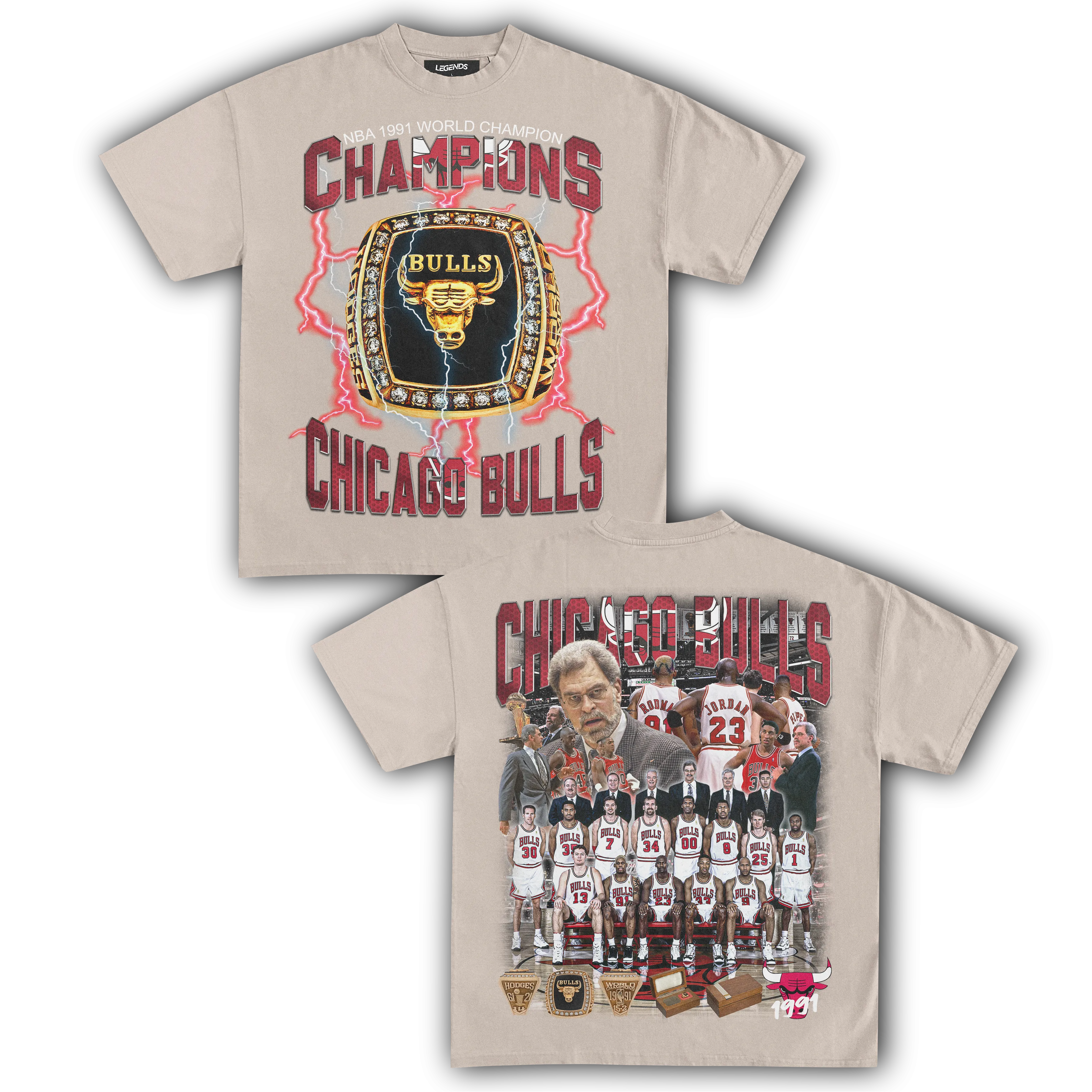 CHICAGO BULLS 1991 CHAMPIONS TEE