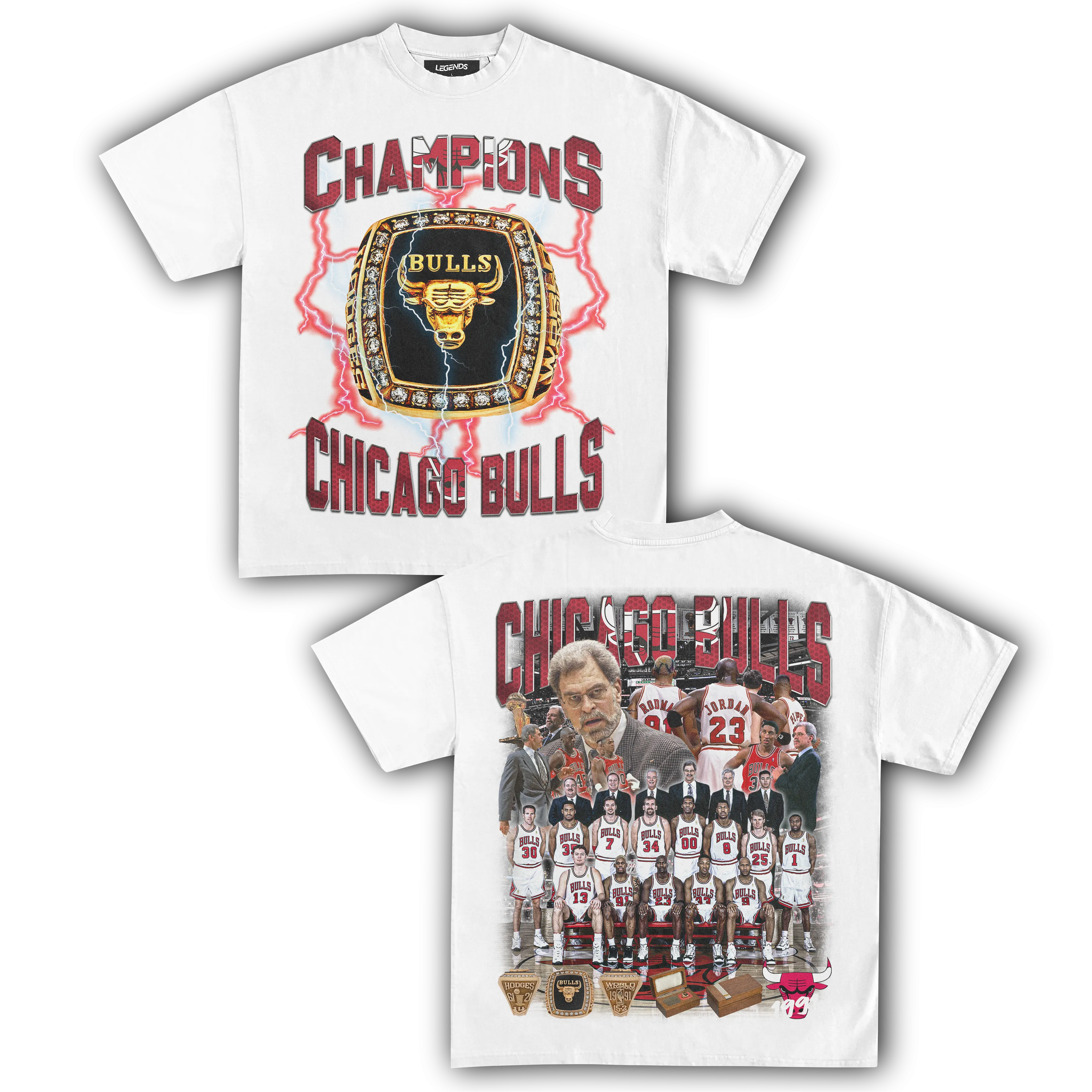 CHICAGO BULLS 1991 CHAMPIONS TEE