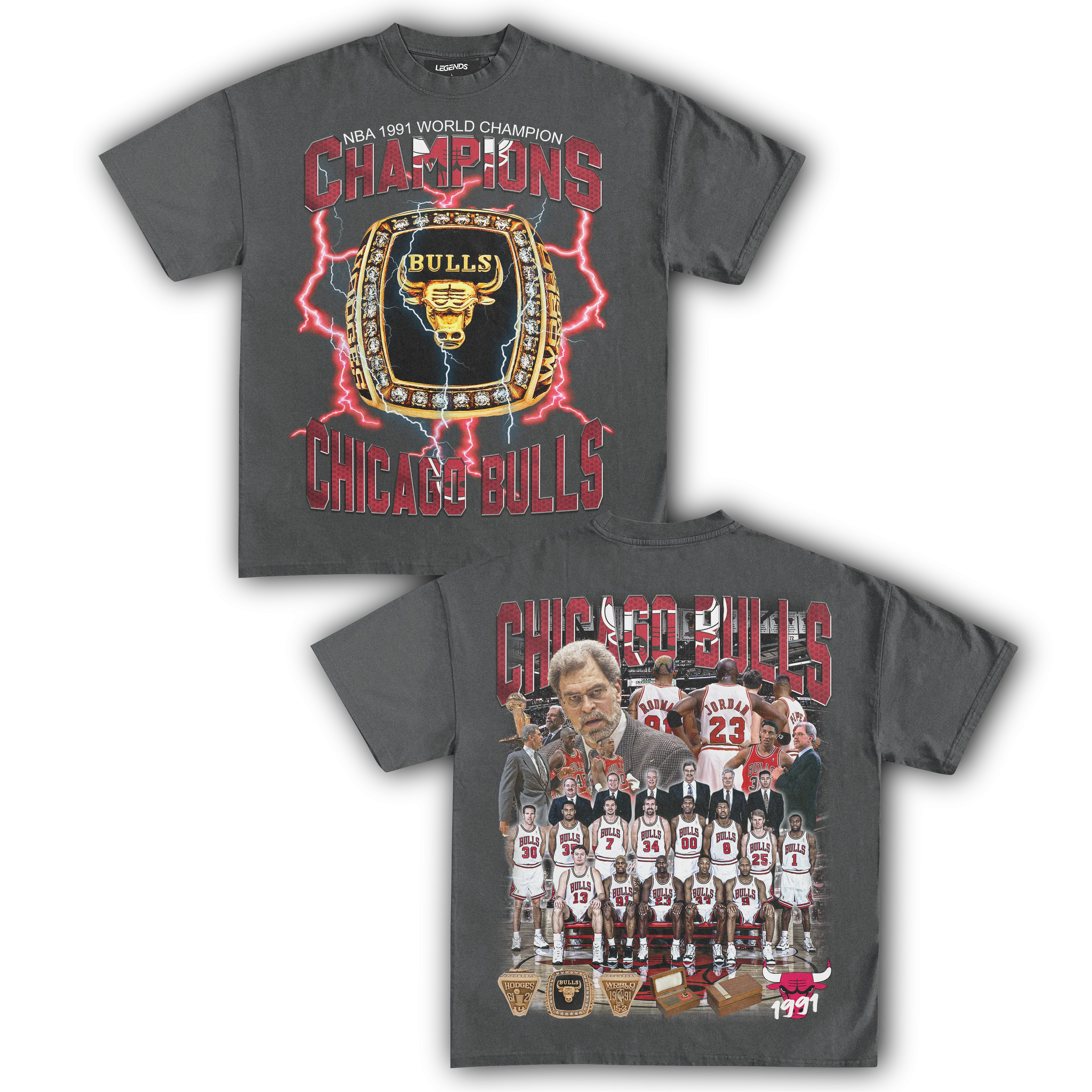 CHICAGO BULLS 1991 CHAMPIONS TEE