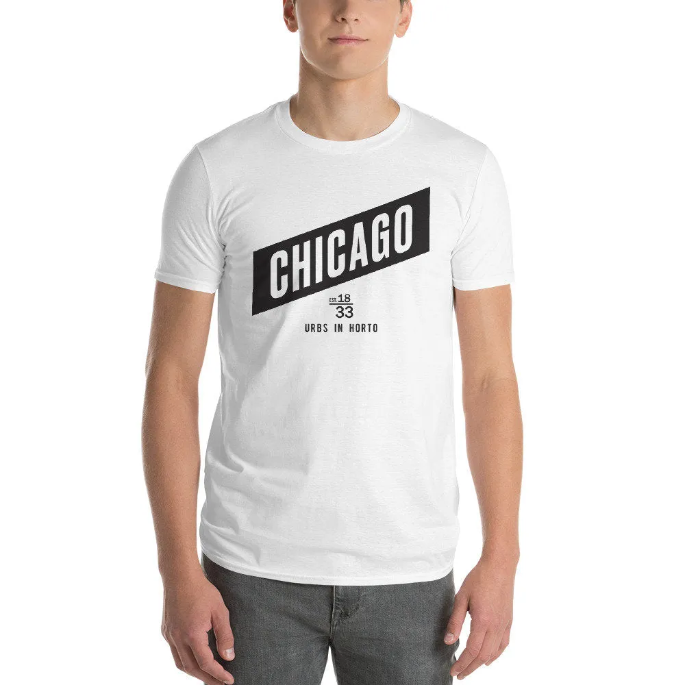 CHICAGO — Retro | Vintage-inspired Premium Unisex T-Shirt