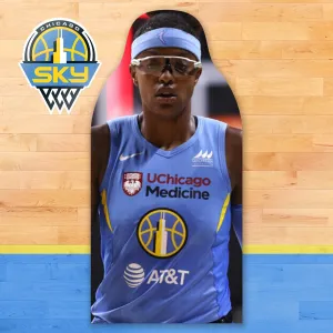 Chicago Sky Fan Cutouts