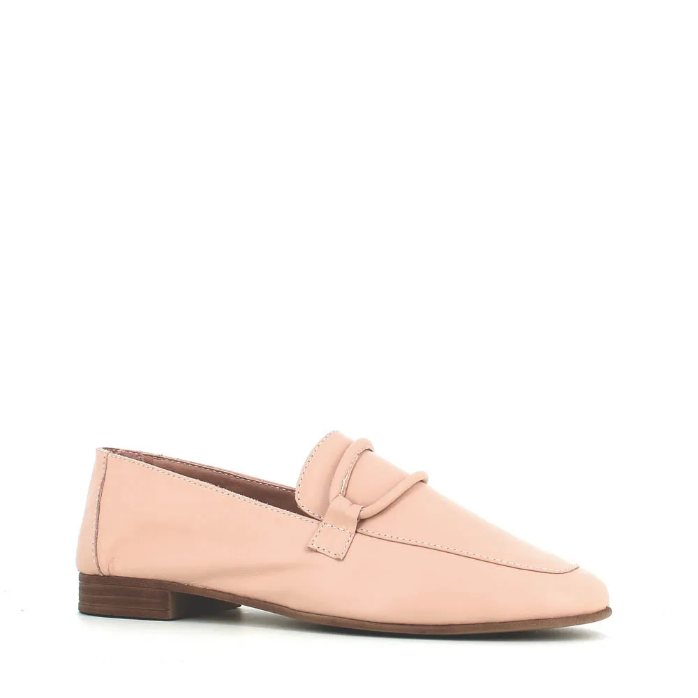 Cinders Edit Soft Leather Loafer Cameo