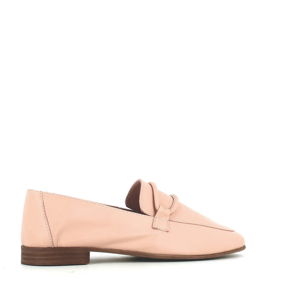 Cinders Edit Soft Leather Loafer Cameo