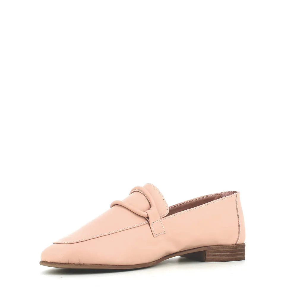 Cinders Edit Soft Leather Loafer Cameo