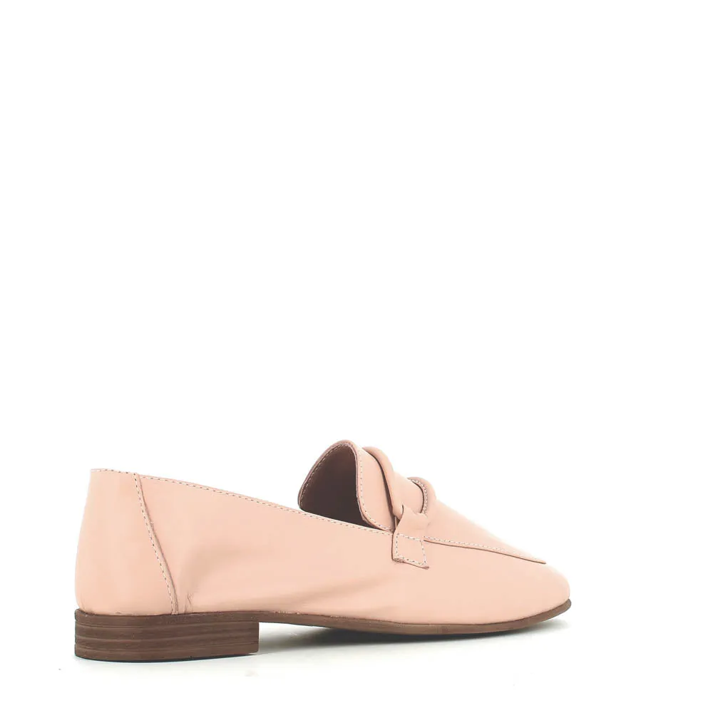 Cinders Edit Soft Leather Loafer Cameo
