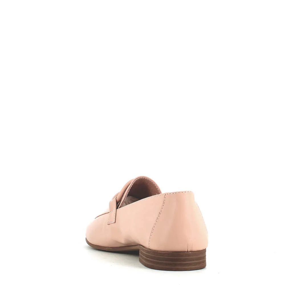 Cinders Edit Soft Leather Loafer Cameo