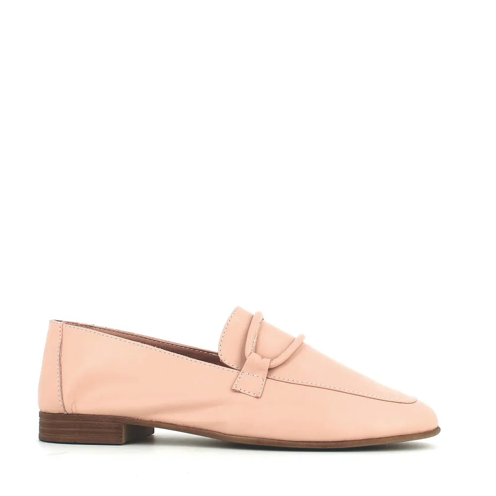 Cinders Edit Soft Leather Loafer Cameo