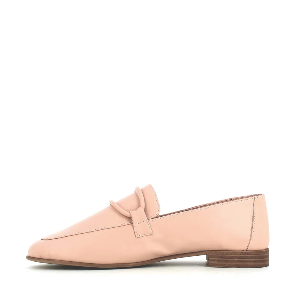 Cinders Edit Soft Leather Loafer Cameo