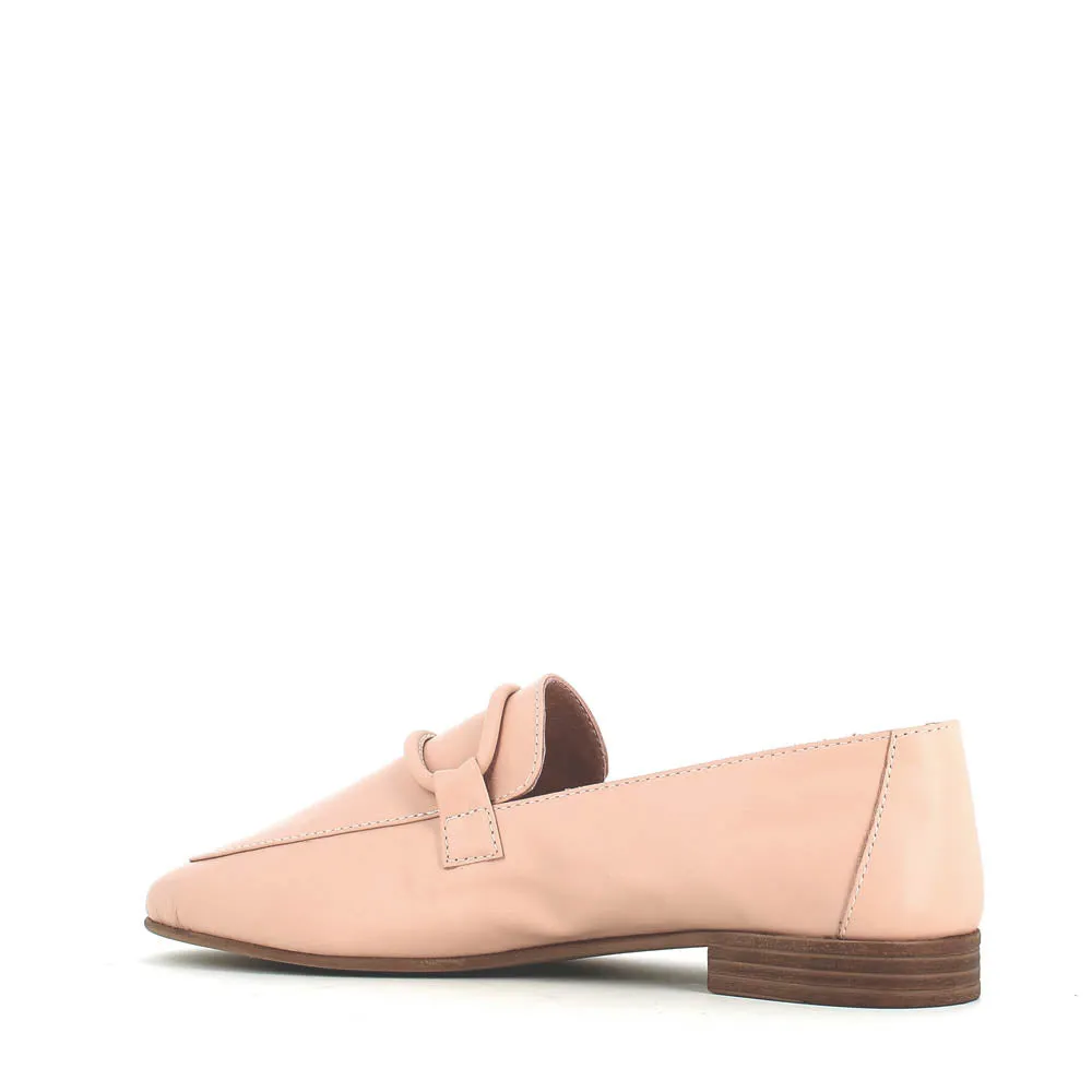 Cinders Edit Soft Leather Loafer Cameo
