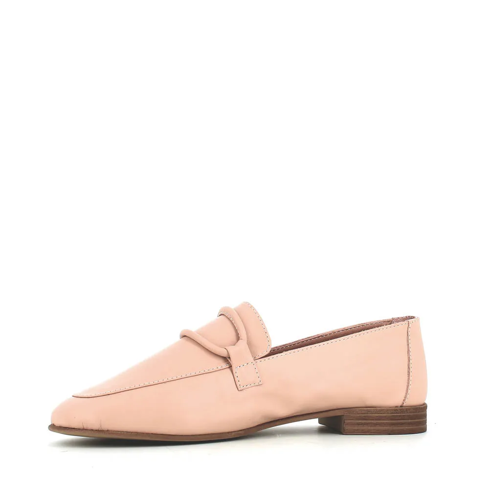 Cinders Edit Soft Leather Loafer Cameo