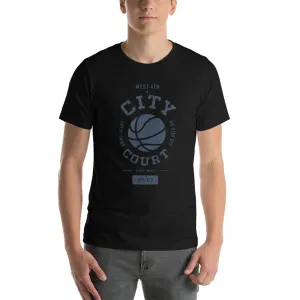 City Court (West 4th Basketball / NYC) — "BRING HEART" classic retro premium unisex T-shirt