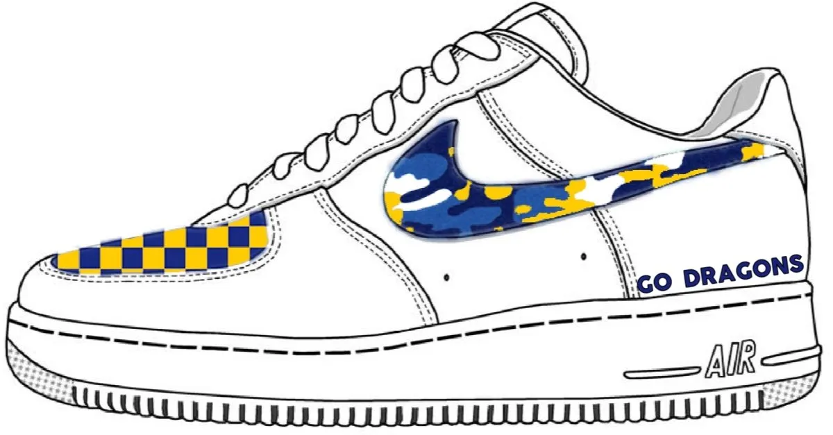 'College V2' Nike AF1 (Women's)