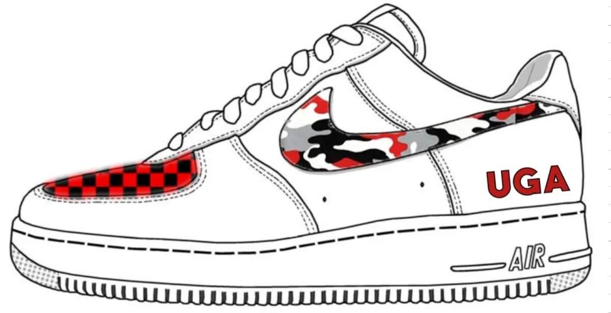 'College V2' Nike AF1 (Women's)