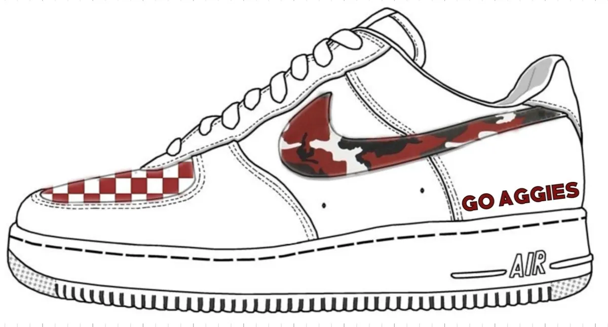 'College V2' Nike AF1 (Women's)