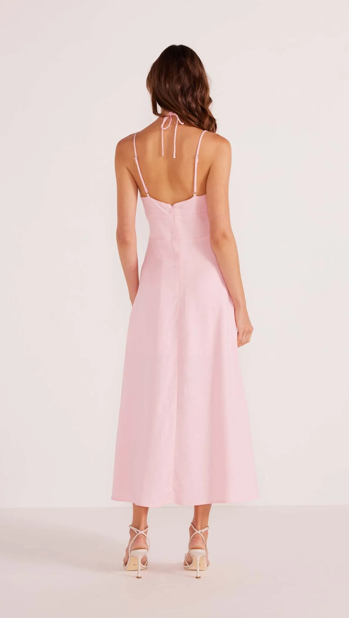 Cora Midi Dress | Blush
