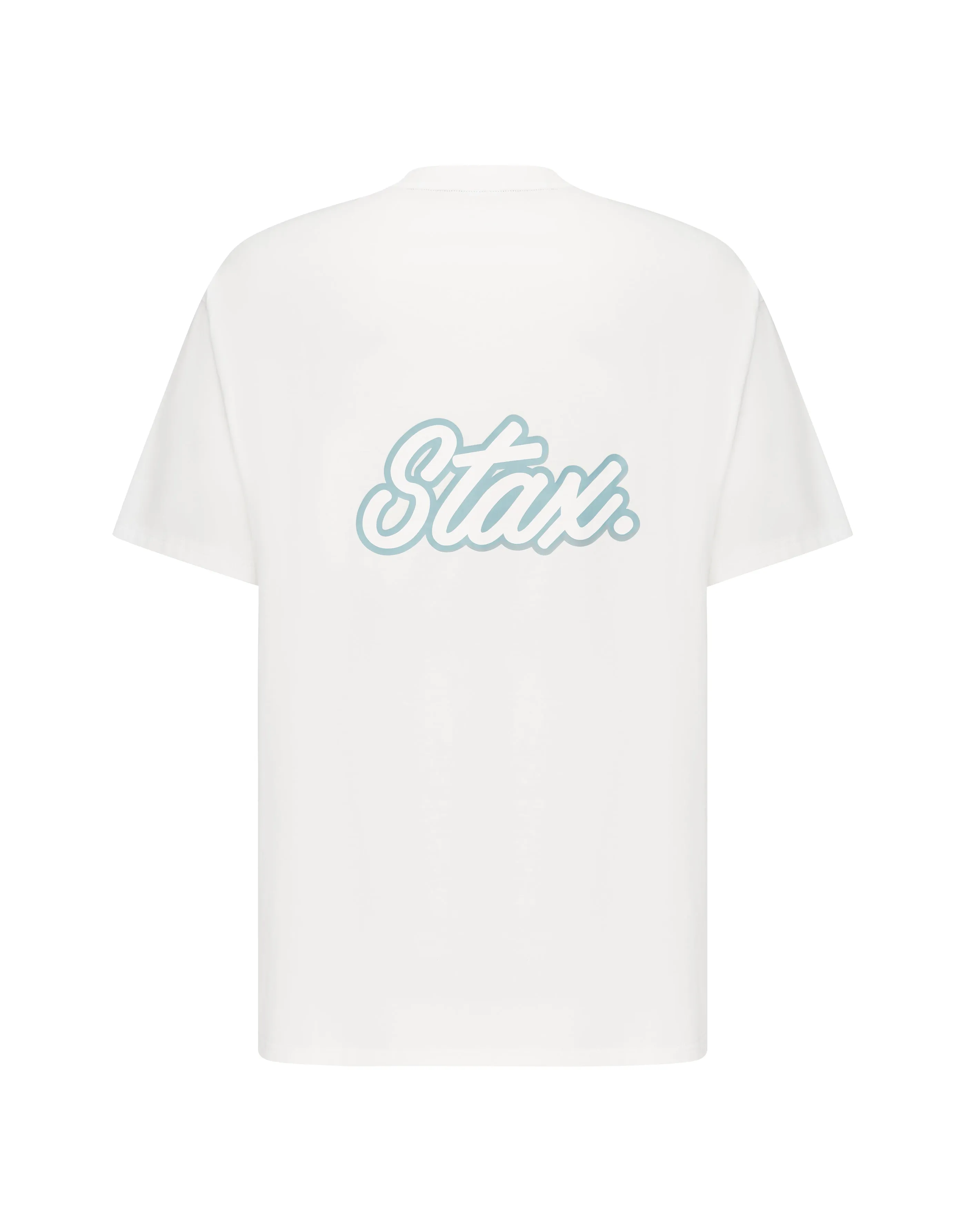 Court Drip Basketball Tee - White & Blue