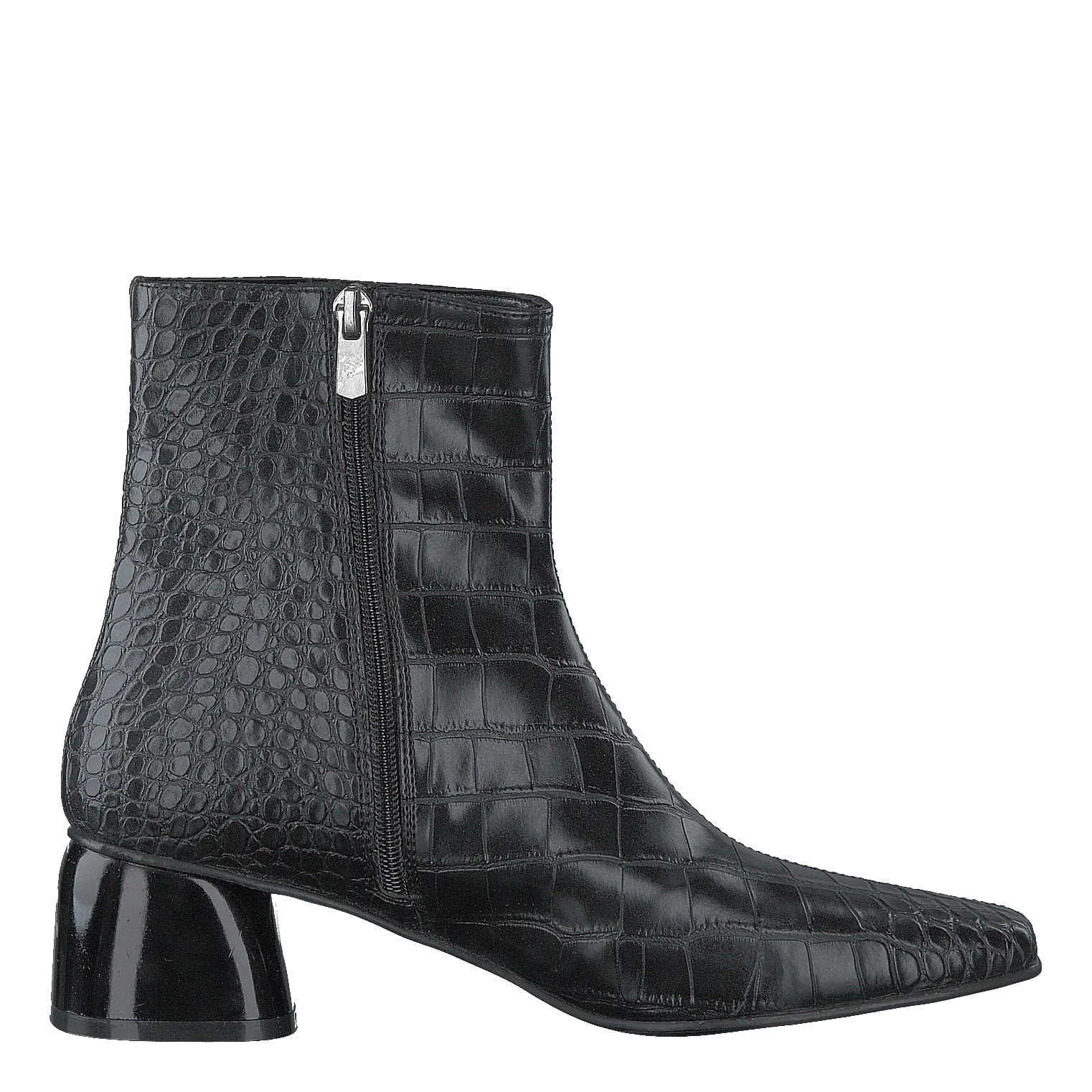 Croco Basic Boots Black