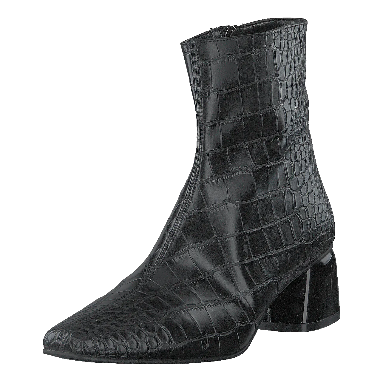 Croco Basic Boots Black