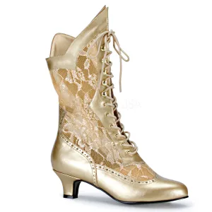 DAME-115  Gold Pu-Lace
