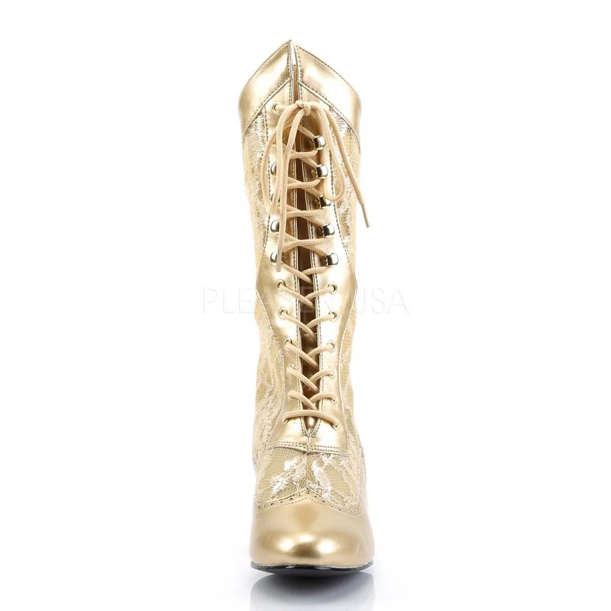 DAME-115  Gold Pu-Lace