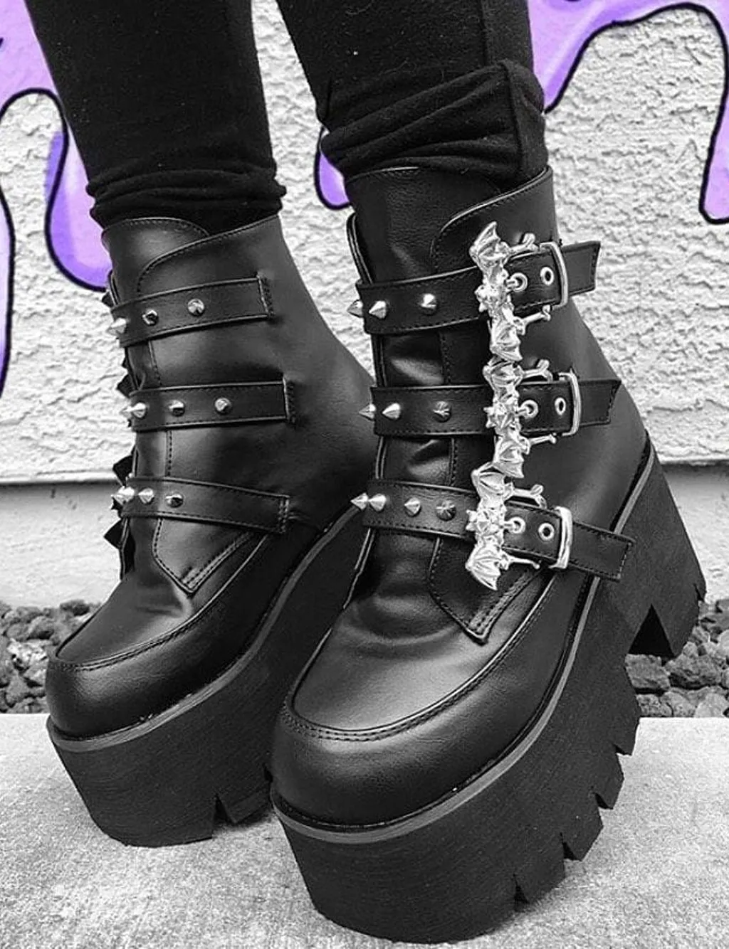 DEMONIA ASHES-55 - BLACK ✰ PRE ORDER ✰