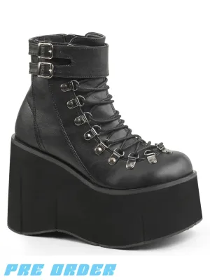 DEMONIA KERA-21 - BLACK VEGAN LEATHER ✰ PRE ORDER ✰