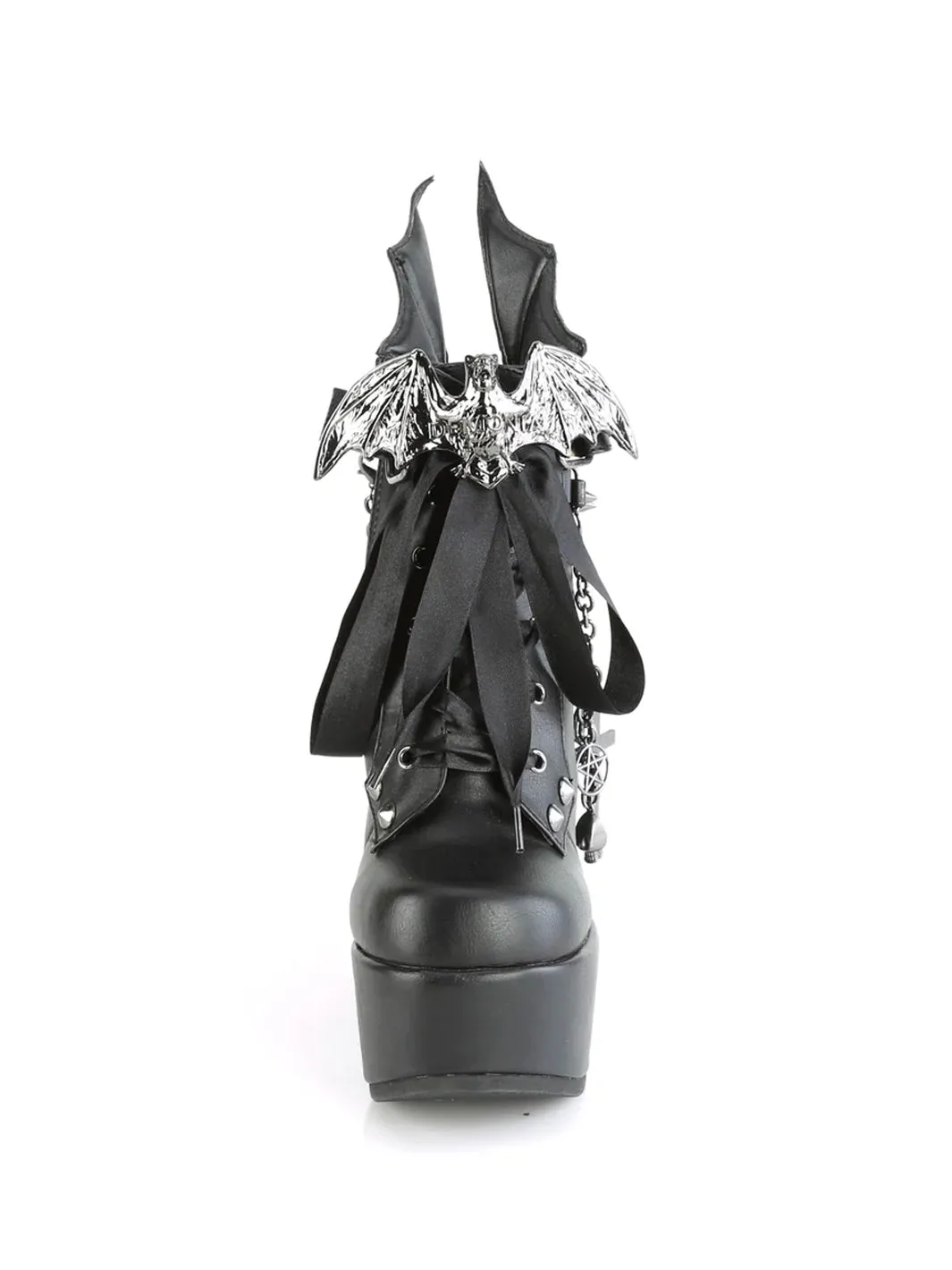 DEMONIA POISON-107 - BLACK VEGAN LEATHER ✰ PRE ORDER ✰
