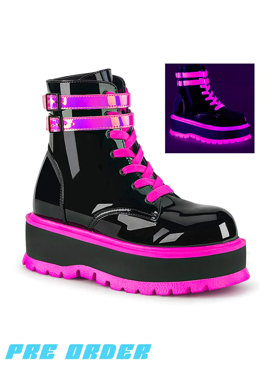 DEMONIA SLACKER-52 - PINK ✰ PRE ORDER ✰