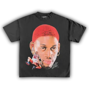 DENNIS RODMAN BIG FACE SLAM DUNK TEE