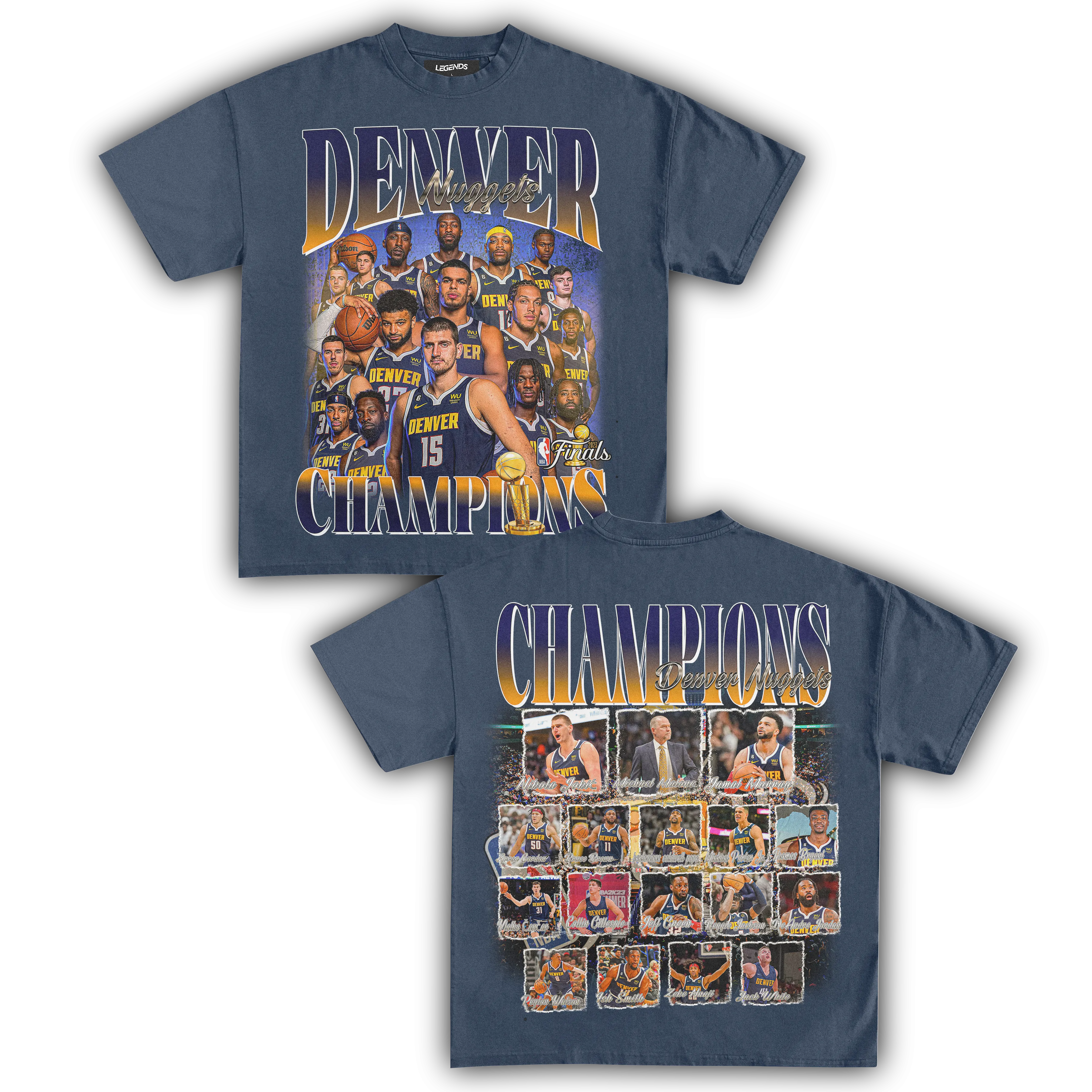 DENVER NUGGETS 2023 CHAMPIONS TEE