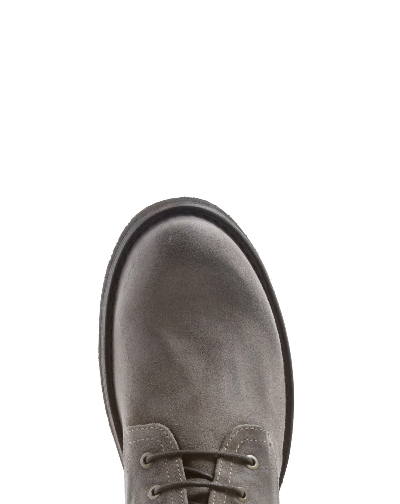 ELME Taupe Suede Lace-up Boots
