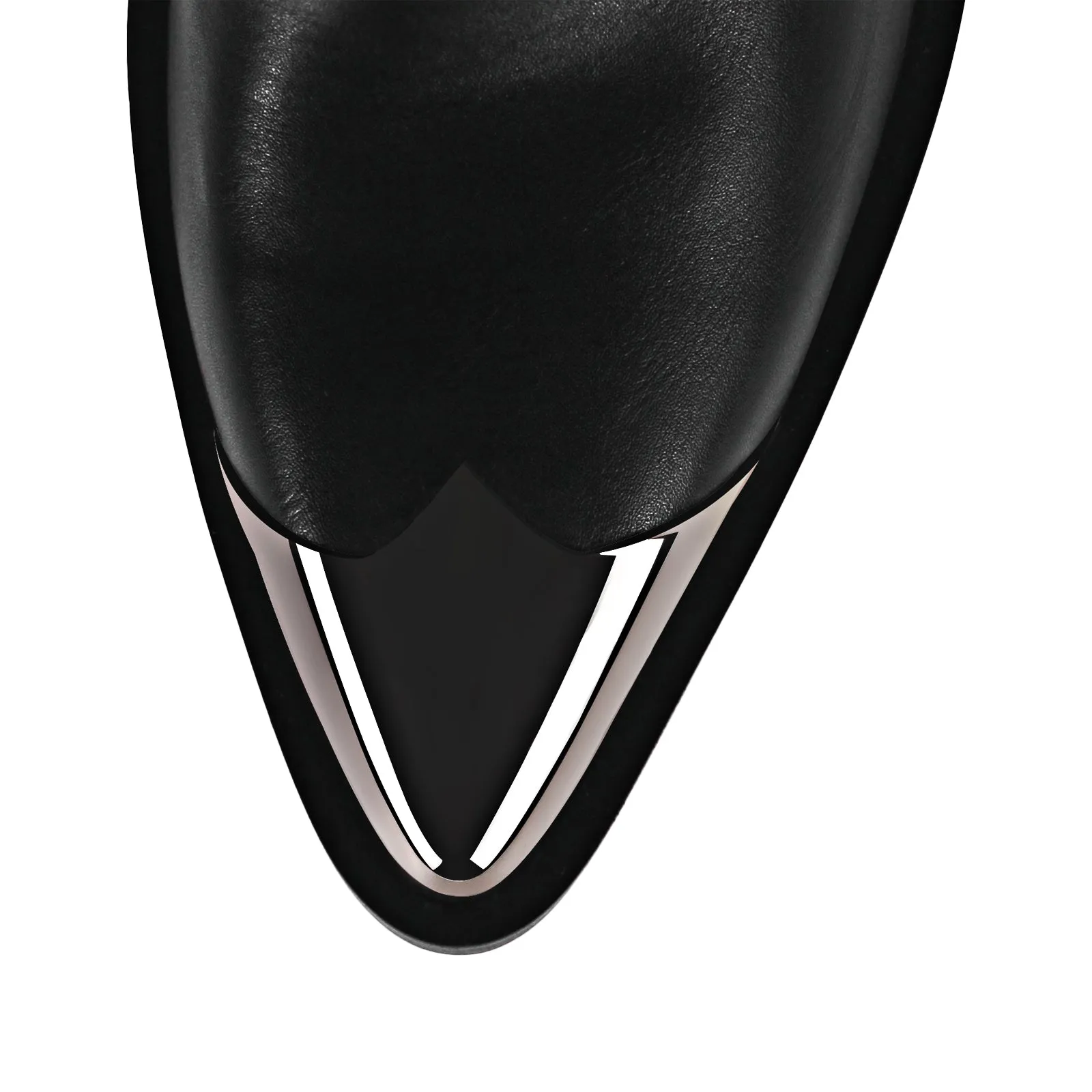 Embroidery Spider Webs Metal Pointed Toe Boots