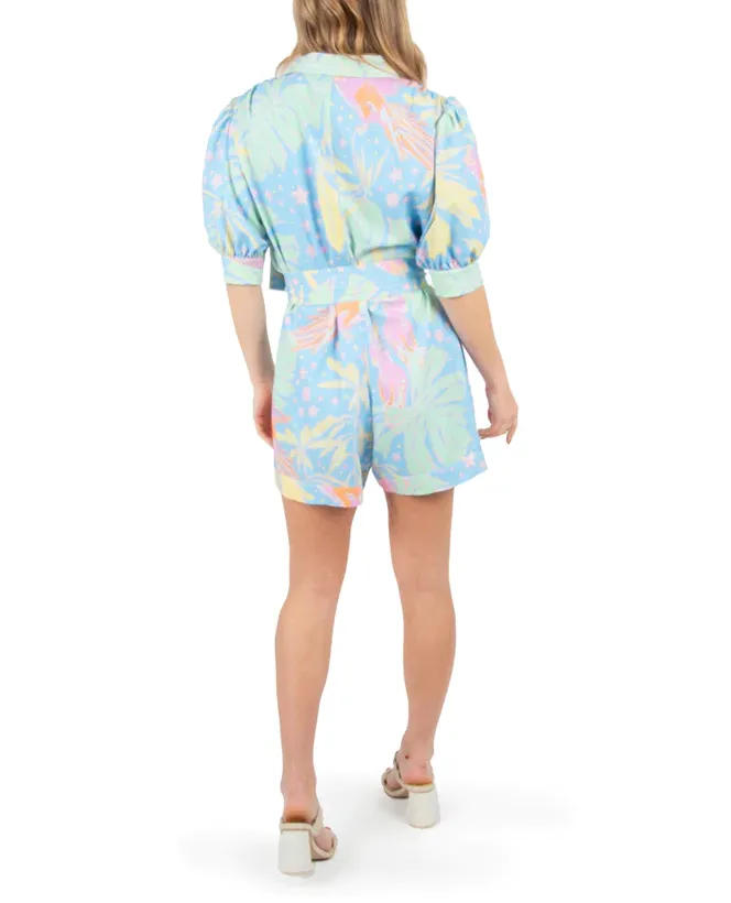 Emily McCarthy Rio Romper - Parrot Party