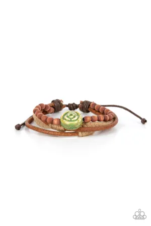 Existential Earth Child - Green Bracelet