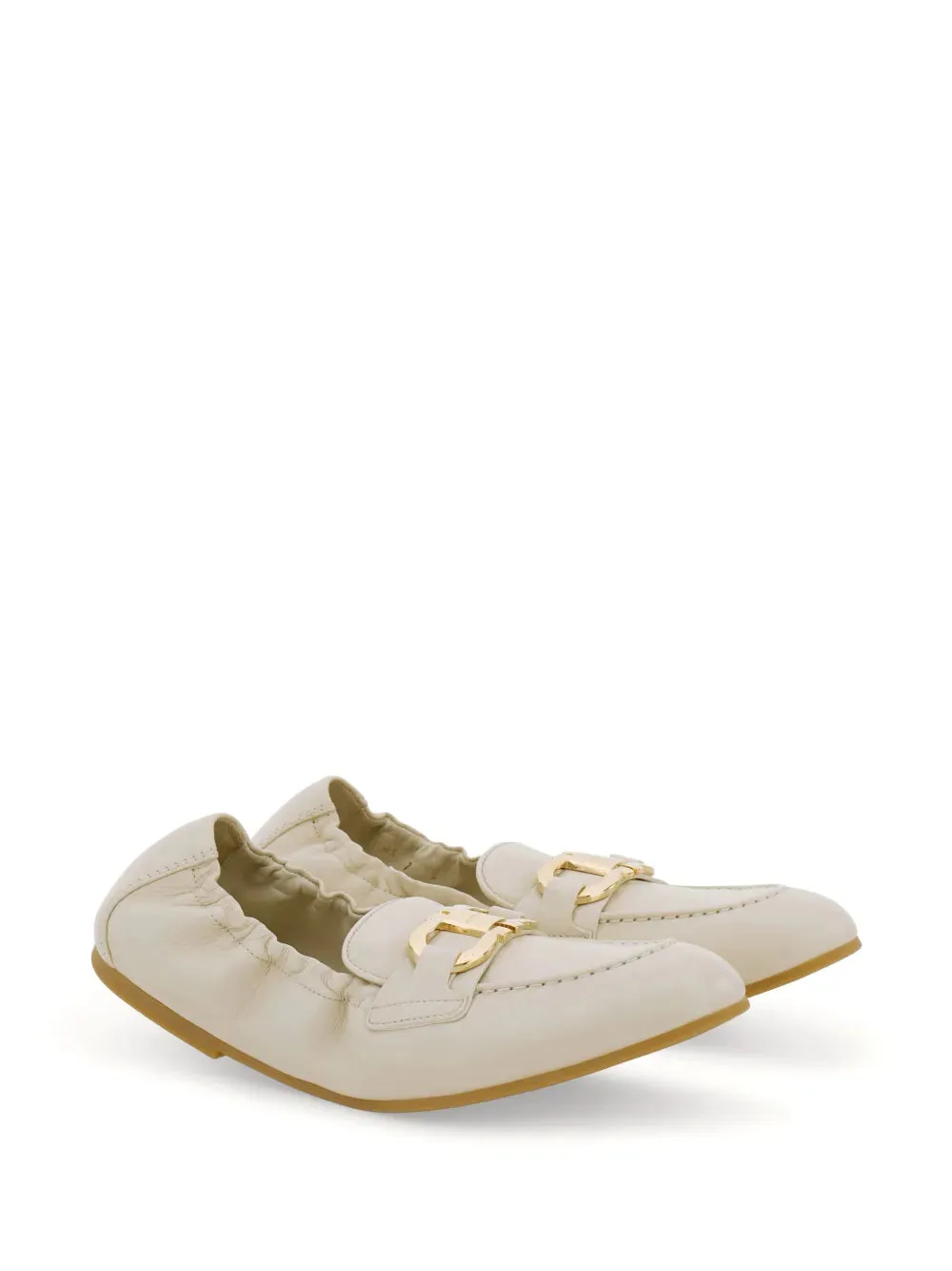 Ferragamo elasticated leather loafers