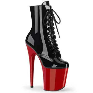 FLAMINGO-1020  Black Patent/Red