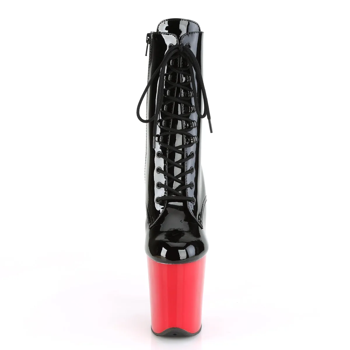 FLAMINGO-1020  Black Patent/Red