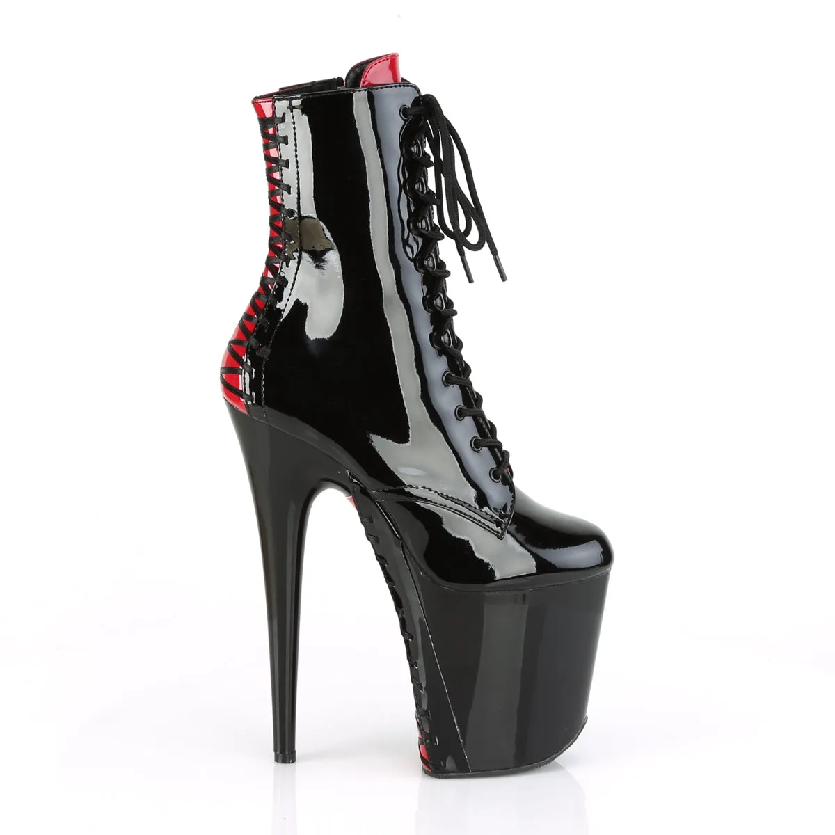 FLAMINGO-1020FH  Black Patent/Black