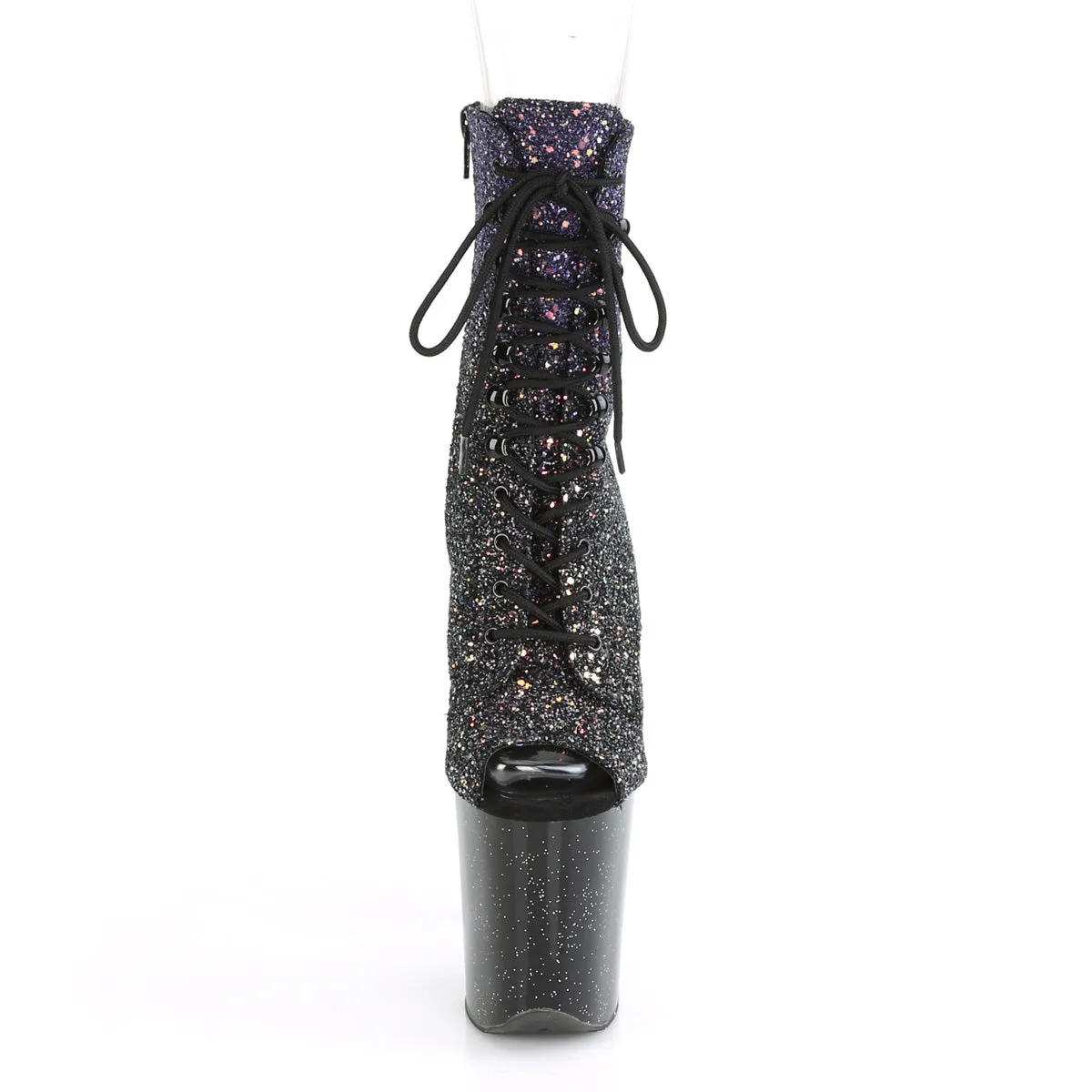 FLAMINGO-1021OMBG  Purple Multi Glitter/Black