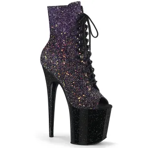 FLAMINGO-1021OMBG  Purple Multi Glitter/Black