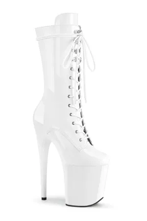 FLAMINGO-1050 Exotic Boot | White Patent