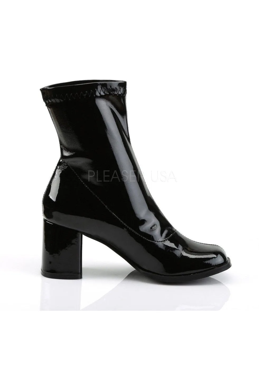 GOGO-150 Costume GoGo Boot | Black Patent