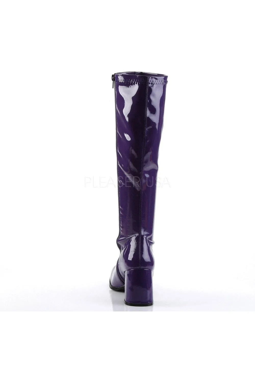 GOGO-300 Go Go Boot | Purple Patent