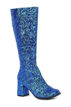GOGO-G Costume Boot | Blue Glitter