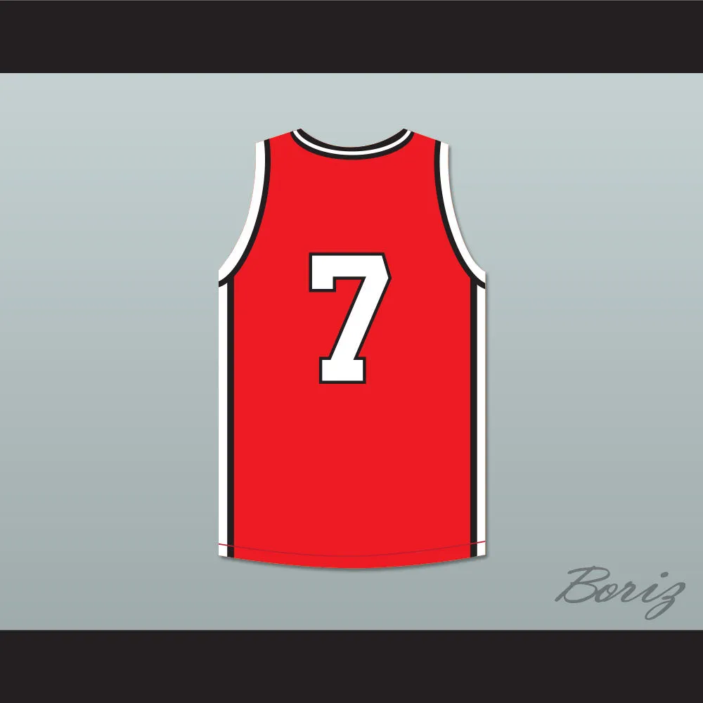 Grove Street Families 7 Los Santos Rimmers Red Basketball Jersey