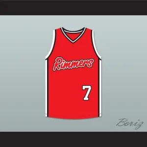 Grove Street Families 7 Los Santos Rimmers Red Basketball Jersey