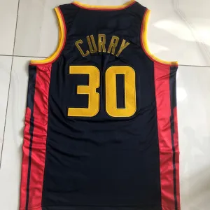 G.State Warriors #30 Stephen Curry 2024-25 Authentic Jersey Icon Edition Navy Stitched American Basketball Jersey