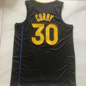 G.State Warriors #30 Stephen Curry 2024-25 Black Statement Edition Swingman Stitched American Basketball Jersey