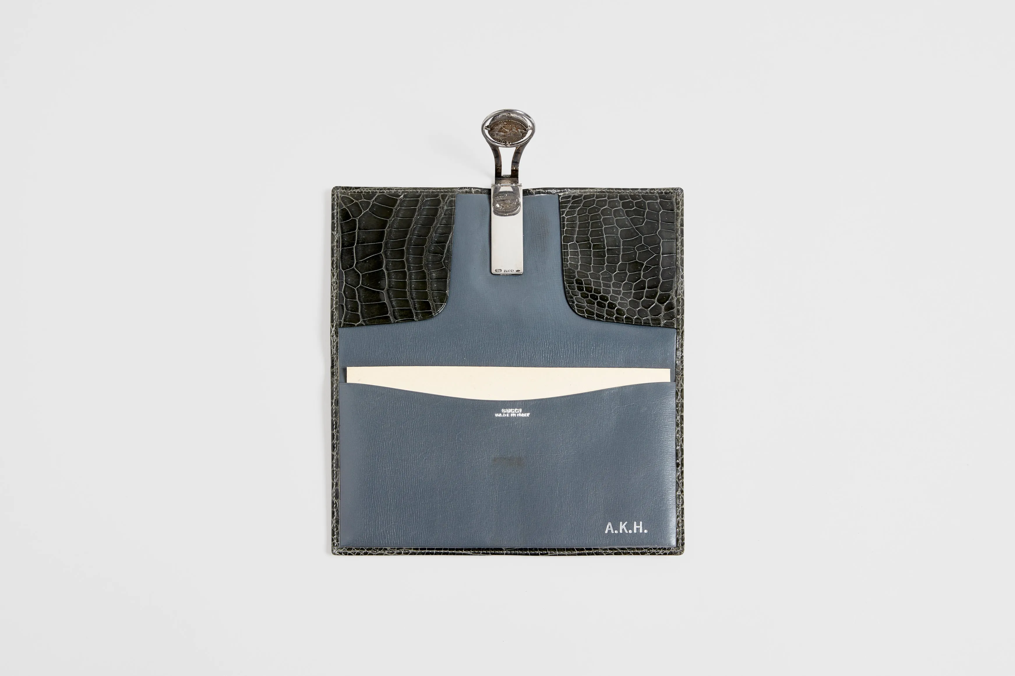 Gucci Sterling Crocodile Wallet